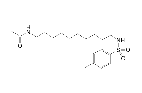N-acetyl-N'-tosyl-1,10-diaminodecane