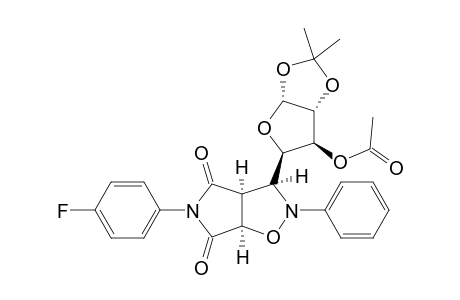 2-PHENYL-3-(1,2-O-ISOPROPYLIDENE-3-ACETOXY-ALPHA-D-XYLO-TETRAFURANOS-4-YL)-5-(4-FLUOROPHENYL)-4,6-DIOXO-2,3,3A,4,6,6A-HEXAHYDROPYRROLO-[3,4-D]-ISOXAZOLE;COMPOU