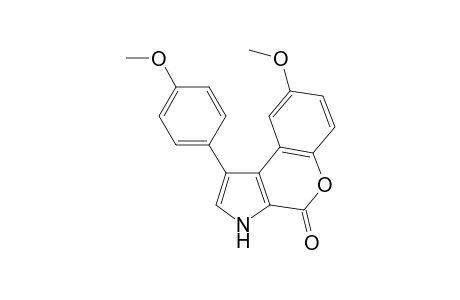 1-(4-Methoxyphenyl)-8-methoxychromeno[3,4-b]pyrrole-4(3H)-one