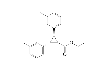 Ethyl (trans)-2,3-bis(3'-methylphenyl)cyclopropane-1-carboxylate