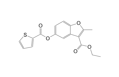 ethyl 2-methyl-5-[(2-thienylcarbonyl)oxy]-1-benzofuran-3-carboxylate