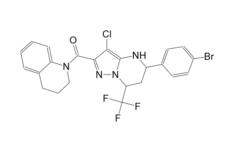 1-{[5-(4-bromophenyl)-3-chloro-7-(trifluoromethyl)-4,5,6,7-tetrahydropyrazolo[1,5-a]pyrimidin-2-yl]carbonyl}-1,2,3,4-tetrahydroquinoline