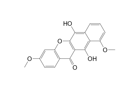 12H-Benzo[b]xanthen-12-one, 6,11-dihydroxy-3,10-dimethoxy-