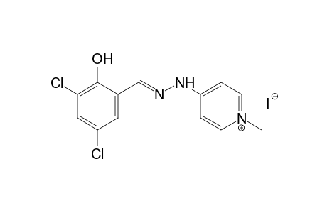 4-[(3,5-dichlorosalicylidene)hydrazino]-1-methylpyridinium iodide