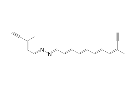2,4,6,8-Undecatetraen-10-ynal, 9-methyl-, (3-methyl-2-penten-4-ynylidene)hydrazone, (?,?,E,Z,Z,E,E)-