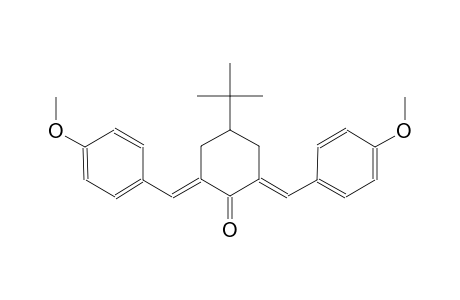 cyclohexanone, 4-(1,1-dimethylethyl)-2,6-bis[(4-methoxyphenyl)methylene]-, (2E,6E)-