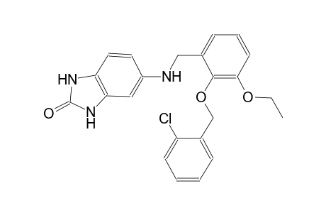 2H-benzimidazol-2-one, 5-[[[2-[(2-chlorophenyl)methoxy]-3-ethoxyphenyl]methyl]amino]-1,3-dihydro-