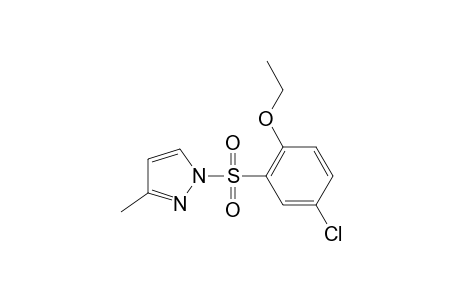 1-[(5-chloro-2-ethoxybenzene)sulfonyl]-3-methyl-1H-pyrazole