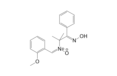 (1E)-2-[(2-Methoxybenzylidene)(oxido)amino]-2-methyl-1-phenyl-1-propanone oxime