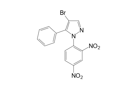 4-bromo-1-(2,4-dinitrophenyl)-5-phenylpyrazole