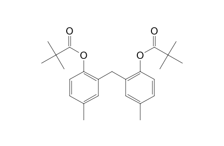 4,4'-Dimethyl-2,2'-methylenediphenol, bis(trimethylacetate)