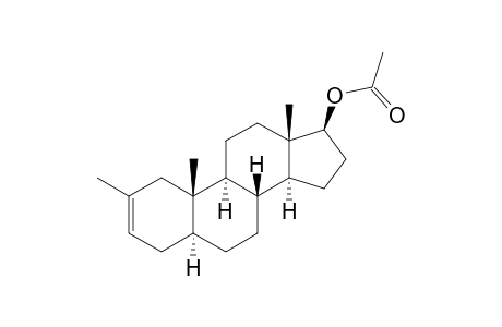 2-Methyl-5a-androst-2-en-17b-yl acetate