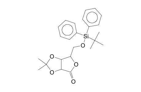 D-Ribonic acid, 5-o-[(1,1-dimethylethyl)diphenylsilyl]-2,3-o-(1-methylethylidene)-, .gamma.-lactone