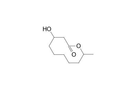 2-Oxecanone, 4-hydroxy-10-methyl-, [4R-(4R*,10R*)]-