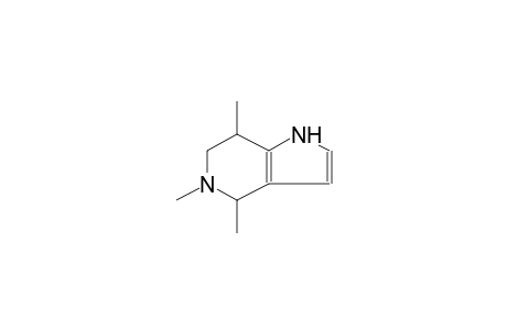 4,5,7-TRIMETHYLPYRROLO[3,2-C]PIPERIDINE (ISOMER 1)
