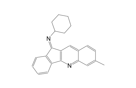 cyclohexanamine, N-[(11Z)-7-methyl-11H-indeno[1,2-b]quinolin-11-ylidene]-