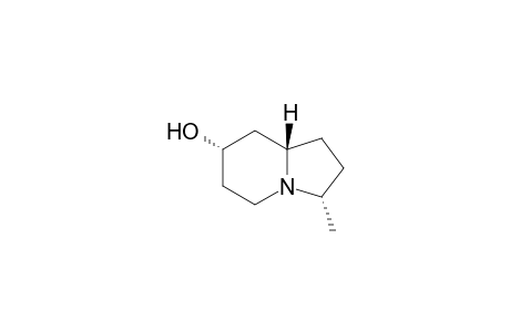 (3S,7S,8aS)-3-Methyl-7-hydroxyoctahydroindolizine