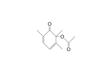 6-Acetoxy-2,5,6-trimethyl-2,4-cyclohexadienone