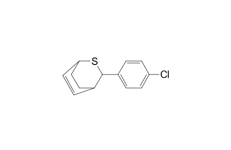 exo-3-(p-Chlorophenyl)-2-thiobicyclo[2.2.2]oct-5-ene