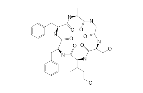 STELLARIN-B;CYClO-(GLY-SER-HOILE-PHE-PHE-ALA)