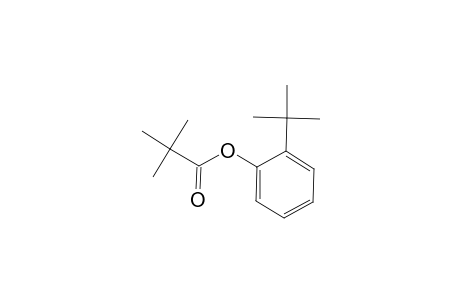 Propanoic acid, 2,2-dimethyl-, 2-(1,1-dimethylethyl)phenyl ester