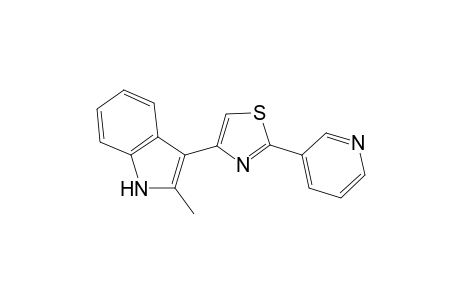 1H-Indole, 2-methyl-3-(2-pyridin-3-yl-thiazol-4-yl)-