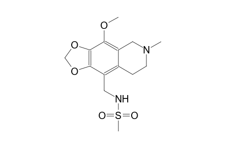 methanesulfonamide, N-[(5,6,7,8-tetrahydro-4-methoxy-6-methyl[1,3]dioxolo[4,5-g]isoquinolin-9-yl)methyl]-