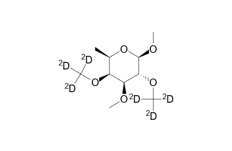 Methyl-2,4-di-O-trideuteromethyl-3-O-methyl-.beta.-D-fucopyranoside