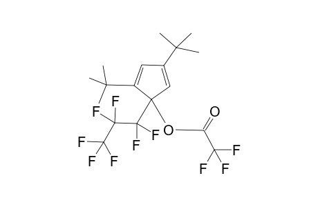 2,4-Di(tert-butyl)-1-(perfluoropropyl)cyclopenta-2,4-dien-1-yl trifluoroacetate