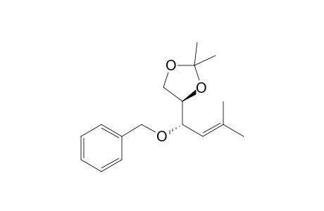 (1S,4'R)-1-Benzyloxy-1-(2,2-dimethyl-1,3-dioxolane-4-yl)-3-methylbut-2-ene