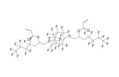 1,1'-[perfluoroadamantane-1,3-diylbis(oxy)] bis (4,4,5,5,6,6,7,7,7-non-fluorine) heptane-2,1-diyl)diacrylate