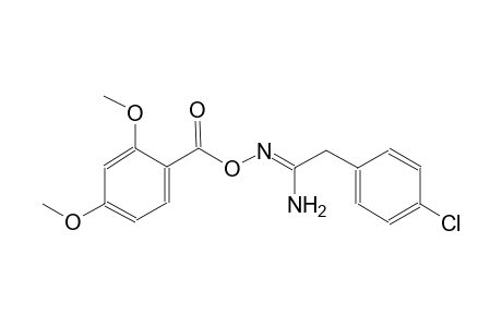 benzeneethanimidamide, 4-chloro-N'-[(2,4-dimethoxybenzoyl)oxy]-