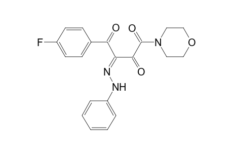 (2Z)-1-(4-Fluorophenyl)-4-(4-morpholinyl)-4-oxo-1,2,3-butanetrione 2-(phenylhydrazone)