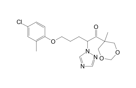1-Pentanone, 5-(4-chloro-2-methylphenoxy)-1-(5-methyl-1,3-dioxan-5-yl)-2-(1H-1,2,4-triazol-1-yl)-