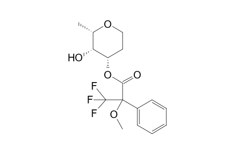 D-arabino-Hexitol, 1,5-anhydro-2,6-dideoxy-, 3-[.alpha.-methoxy-.alpha.-(trifluoromethyl)benzeneacetate], (S)-