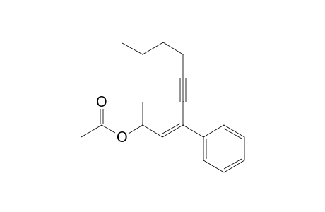(Z)-4-phenyldec-3-en-5-yn-2-yl acetate