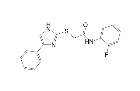 acetamide, N-(2-fluorophenyl)-2-[(4-phenyl-1H-imidazol-2-yl)thio]-
