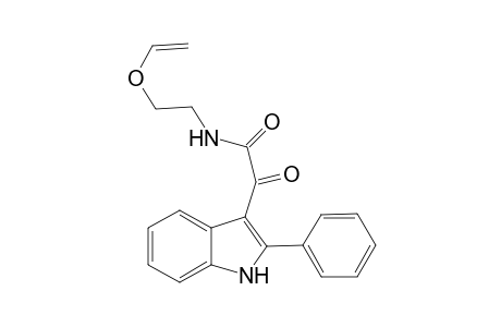 1H-Indole-3-acetamide, N-[2-(ethenyloxy)ethyl]-.alpha.-oxo-2-phenyl-