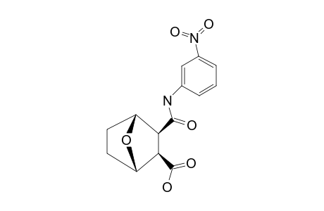 3-((3-NITROPHENYL)-CARBAMOYL)-7-OXABICYCLO-[2.2.1]-HEPTANE-2-CARBOXYLIC-ACID