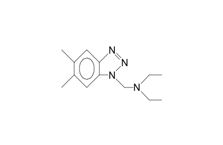 1-(N,N-Diethylamino-methyl)-5,6-dimethyl-benzotriazole