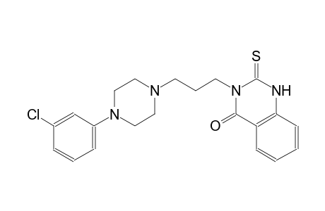 4(1H)-quinazolinone, 3-[3-[4-(3-chlorophenyl)-1-piperazinyl]propyl]-2,3-dihydro-2-thioxo-