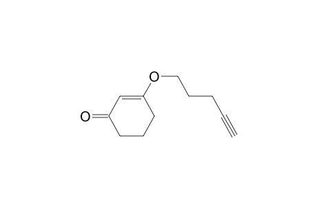 2-Cyclohexen-1-one, 3-(4-pentynyloxy)-