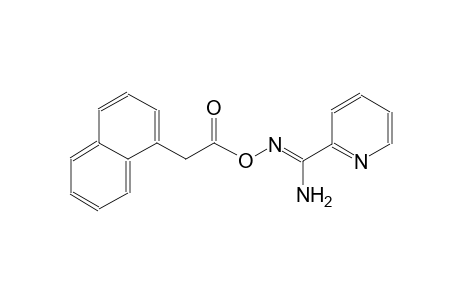 2-pyridinecarboximidamide, N'-[[2-(1-naphthalenyl)acetyl]oxy]-
