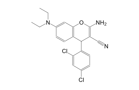 4H-1-benzopyran-3-carbonitrile, 2-amino-4-(2,4-dichlorophenyl)-7-(diethylamino)-