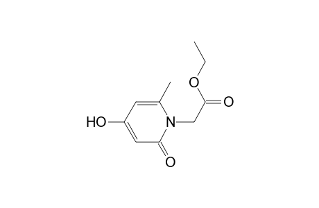 1(2H)-Pyridineacetic acid, 4-hydroxy-6-methyl-2-oxo-, ethyl ester