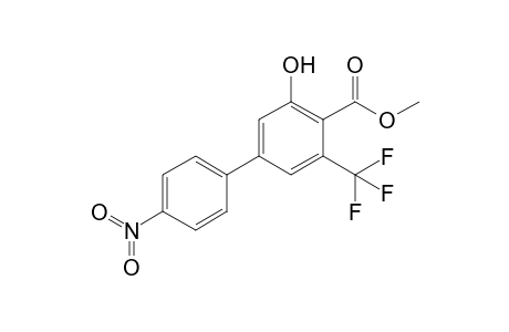 4'-Nitro-5-hydroxy-3-trifluoromethyl-biphenyl-4-carboxylic acid methyl ester