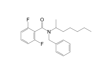 Benzamide, 2,6-difluoro-N-benzyl-N-(hept-2-yl)-