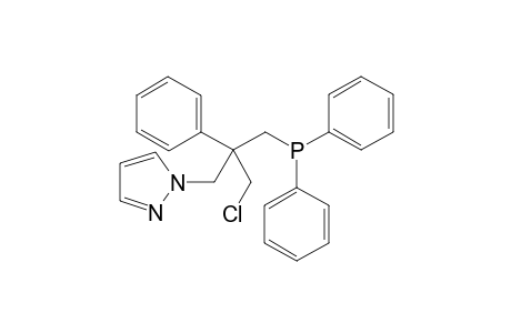 1-[2-(Chloromethyl)-3-(diphenylphosphanyl)-2-phenylpropyl]-1H-pyrazole