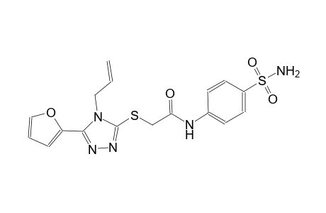 acetamide, N-[4-(aminosulfonyl)phenyl]-2-[[5-(2-furanyl)-4-(2-propenyl)-4H-1,2,4-triazol-3-yl]thio]-