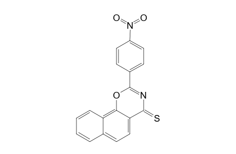 2-(p-Nitrophenyl)-4H-naphtho[2,1-e]-(1,3)-oxazine-4-thione